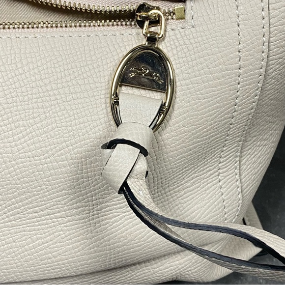 Longchamp - Mailbox Large Leather Top Handle Bag (Chalk) - Picture 7 of 8